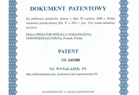 Enea operator patent
