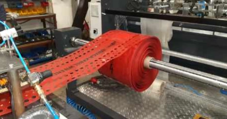 Czerwona tasma kablowa